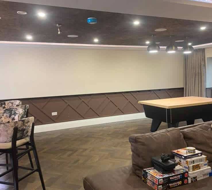 Wall wood panelling decorators