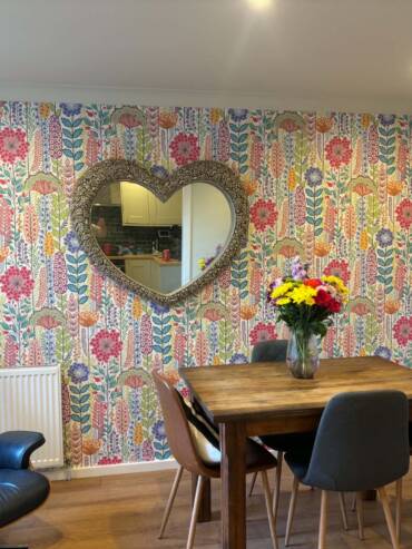 kitchen wallpapering
