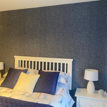 Bedroom wallpapering